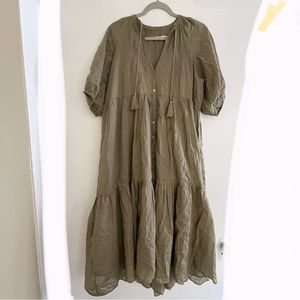Spell honey smock dress
